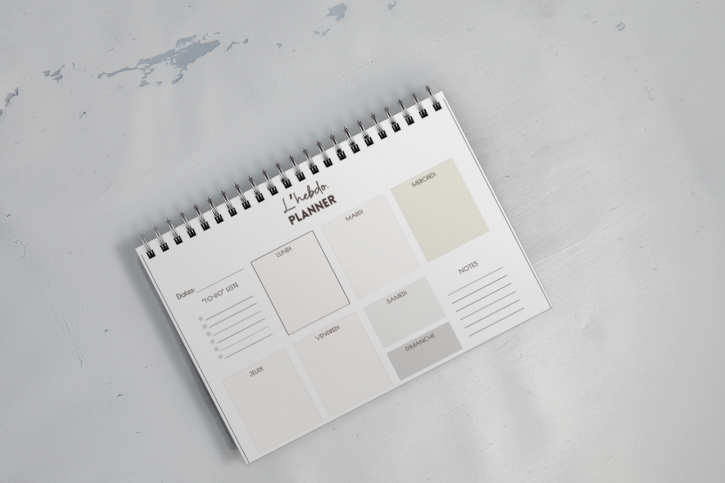 Elegant Weekly Planner